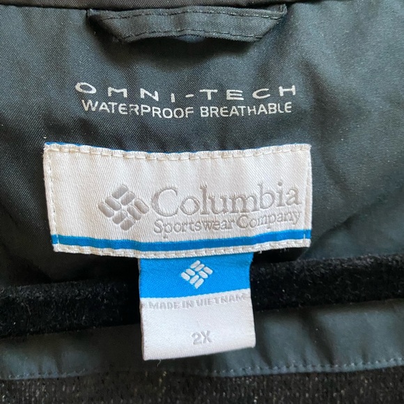 Columbia water resistant windbreaker lightweight  jacket Sz 2X - Picture 7 of 14